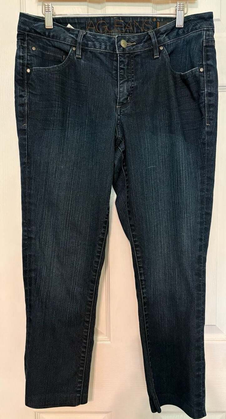 EUC JAG Jeans Skinny Jeans Size 14 Dark Wash Straight Leg, 24 Inch Inseam